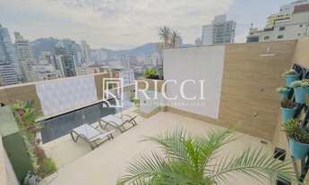 Imagem 3: Cobertura com 4 quartos e 2 suítes na Pompéia, Santos-SP: 323m², 3 salas, 6 banheiros e 3