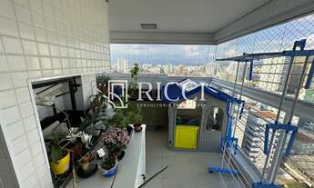 Imagem 5: Apartamento na quadra da praia com varanda com churrasqueira e lazer completo