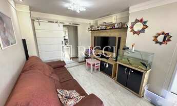 Imagem 3: Apartamento na quadra da praia com varanda com churrasqueira e lazer completo