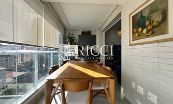 Imagem 7: Apartamento na Aparecida, super moderno com 2 suítes espaçosas e varanda com churrasqueira