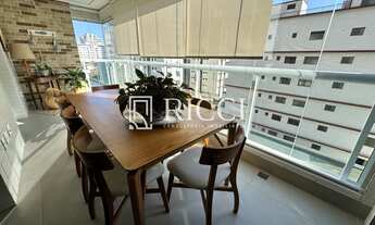 Imagem 2: Apartamento na Aparecida, super moderno com 2 suítes espaçosas e varanda com churrasqueira