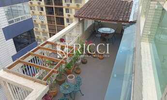 Imagem 5: Cobertura de alto padrão com 4 quartos e 2 suítes na Aparecida, Santos-SP: 5 salas, 4 banh