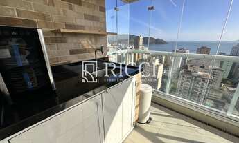 Imagem 2: Apartamento na Aparecida com vista mar incrível, super moderno com 2 suítes espaçosas e va