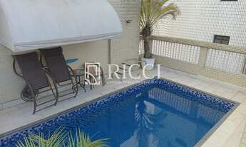 Imagem 6: Cobertura de alto padrão com 4 quartos e 2 suítes na Aparecida, Santos-SP: 5 salas, 4 banh