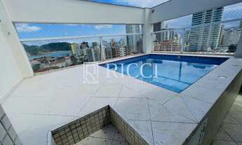 Imagem 2: Magnífica Cobertura de 3 Quartos na Ponta da Praia, Santos-SP: 1 Suíte, 2 Salas, 4 Banheir