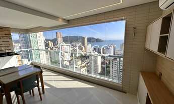 Imagem 4: Apartamento na Aparecida com vista mar incrível, super moderno com 2 suítes espaçosas e va