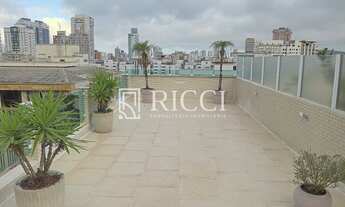 Imagem 3: Cobertura de alto padrão com 4 quartos e 2 suítes na Aparecida, Santos-SP: 5 salas, 4 banh