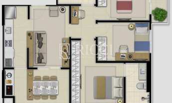 Imagem 4: Apartamento com 3 Quartos à Venda na Encruzilhada, Santos