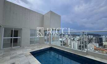 Imagem 2: Cobertura de alto padrão à venda em Santos-SP, bairro Gonzaga, 4 quartos, 4 suítes, 2 sala