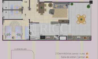 Imagem 2: Apartamento 2 quartos com suíte na Enseada, Guarujá - SP