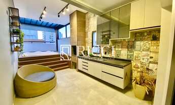 Imagem 5: Magnífica COBERTURA com 158,00m² com detalhes em gesso, com total integração a todos os am