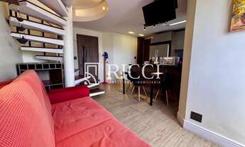 Imagem 4: Apartamento à venda na Vila Belmiro em Santos-SP: 1 quarto, 1 suite, 1 sala, 2 banheiros