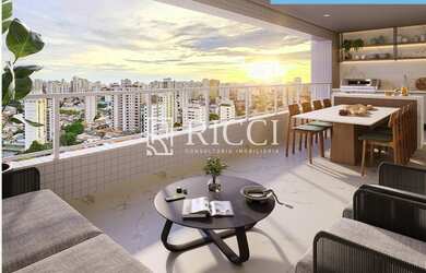 Imagem 4: Lançamento em Santos-SP, 3 quartos, 3 suítes, 2 salas, 4 banheiros, 2 vagas, no Boqueirão