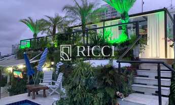 Imagem 4: Imponente cobertura de luxo com 6 quartos na Ponta da Praia, Santos-SP: 3 suítes, 4 salas