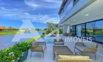 Imagem 2: Mansão em condomínio 06 suítes beira do lago