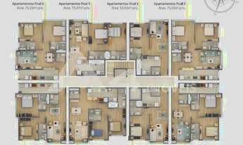 Imagem 3: Apartamentos de 1 ou 2 suítes com lavado na Borges de Medeiros, com valores a partir de R