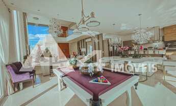 Imagem 7: Mansão com piscina em concreto mob. e decorada