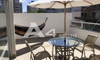 Imagem 4: Dois dormitórios de frente com amplo terraço mobiliado, churrasqueira, box no bairro Naveg