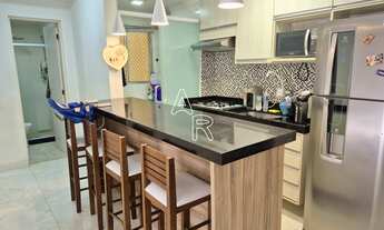 Imagem 7: Apartamento região central de Cotia com varanda piso em porcelanato, vaga, condomínio com