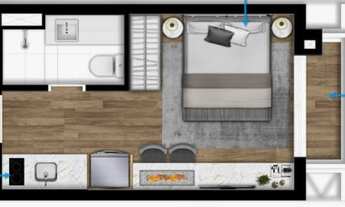 Imagem 5: Apartamento Studio a venda,, Localizaçao Perfeita, e com infra-estrutura completa para seu