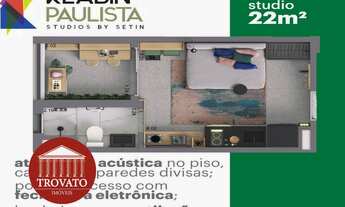 Imagem 2: Oportunidade Studio 22 a 28mts a venda na Chácara Klabin, de R$405.290,00 por R$332.505