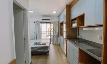 Imagem 2: Studio Mobiliado para locação no Brooklin com 28m² ao lado do metrô