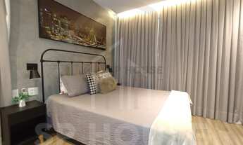 Imagem 2: Apartamento para venda e locação, Indianópolis, com 41m² ,todo mobiliado com 1 quarto,1 ba