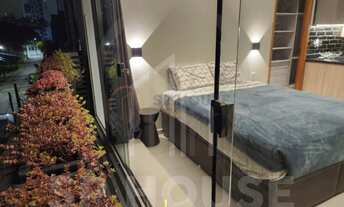 Imagem 3: Loft semi mobiliado, reformado, 1 quarto , area 30 construída e mais 16 metro area exter