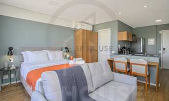 Imagem 3: Apartamento mobiliado a venda Pinheiros, 1 quarto, 1 vaga, 37,09m²