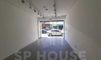 Imagem 2: Loja para locação no Brooklin, salão, depósito, copa e banheiro, 36m²