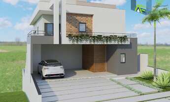 Imagem 5: Lindo Sobrado em Construção no Condomínio Villa Verde, com projeto moderno e localização p