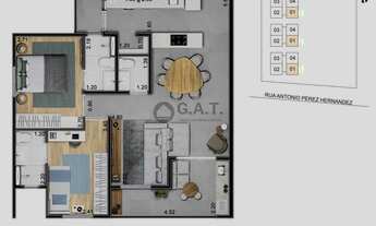 Imagem 6: Apartamento de Alto Padrão à Venda em Parque Campolim, Sorocaba-SP: 2 Quartos, 2 Suítes, 1