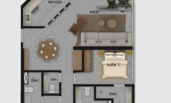 Imagem 5: Apartamento à venda em Tamandaré-PE, Praia dos Carneiros: 3 quartos, 3 suítes, 3 banheiros