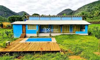 Imagem 2: Chácara 100% plana à venda com 8.300 m² em Guarapari-ES, casa nova, piscina, próximo à Rot