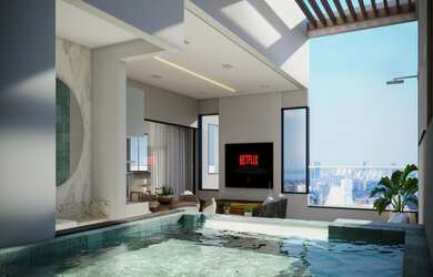 Imagem 3: APARTAMENTO COBERTURA EM CONSTRUÇÃO À VENDA EM UBERLÂNDIA COM ÁREA DE LAZER