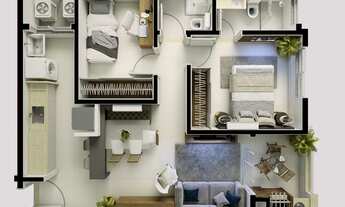 Imagem 6: APARTAMENTO EM CONSTRUÇÃO 2 QUARTOS BAIRRO SANTA MONICA PERTO DO HOSPITAL MADRECOR