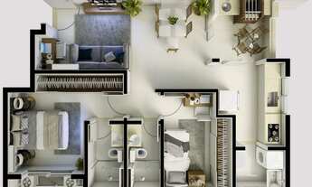 Imagem 7: APARTAMENTO EM CONSTRUÇÃO 2 QUARTOS BAIRRO SANTA MONICA PERTO DO HOSPITAL MADRECOR