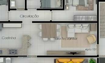 Imagem 2: APARTAMENTO NOVO A VENDA EM UBERLÂNDIA PRÓXIMO UFU UMUARAMA