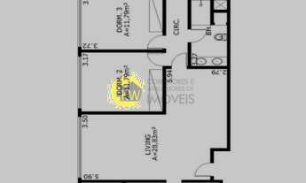 Imagem 5: Apartamento a venda Vila Nova Conceição sp, - 128 m² 3 Dormitóriose 2 banheiros à Venda