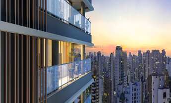 Imagem 4: Apartamento no sexto andar, mas equivalente ao nono por conta do pé direito. Excelente vis