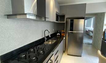 Imagem 7: Apartamento Novo DECORADO 1 dormitório, sala e cozinha com conceito aberto, 1 vaga, à vend