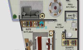 Imagem 5: Apartamento 3 Dormitórios à Venda em Localização Privilegiada no Bairro Itacorubi - Floria