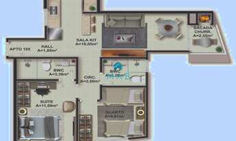 Imagem 7: Apartamento 3 Dormitórios à Venda em Localização Privilegiada no Bairro Itacorubi - Floria