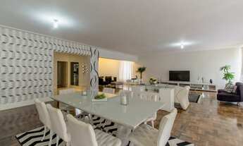 Imagem 3: Venda de apartamento com espaçosos 277,54m2, ampla sala em 2 ambientes com janelão piso t