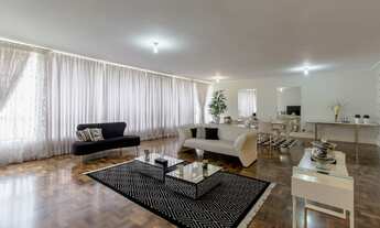 Imagem 5: Venda de apartamento com espaçosos 277,54m2, ampla sala em 2 ambientes com janelão piso t