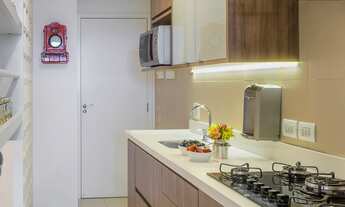 Imagem 2: 95m² de área útil 2 Vagas 2 Suítes Lavabo Terraço gourmet Sala de estar / TV Sala de