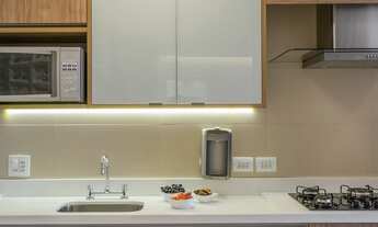 Imagem 3: 95m² de área útil 2 Vagas 2 Suítes Lavabo Terraço gourmet Sala de estar / TV Sala de