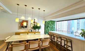 Imagem 7: Apartamento a venda no Campo Belo com 202 m² , 4 quartos sendo 3 suítes, 5 banheiros, 3 va