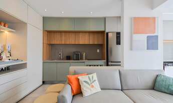 Imagem 4: Venda de apartamento em Moema com 45m, 1 suíte, sala com 2ambientes, 1vaga de garagem, coz