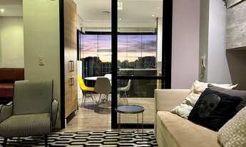 Imagem 3: Locação de Apartamento na Bela Visita com 58m, 1 dormitório, 2 banheiros sendo lavabo, 1va